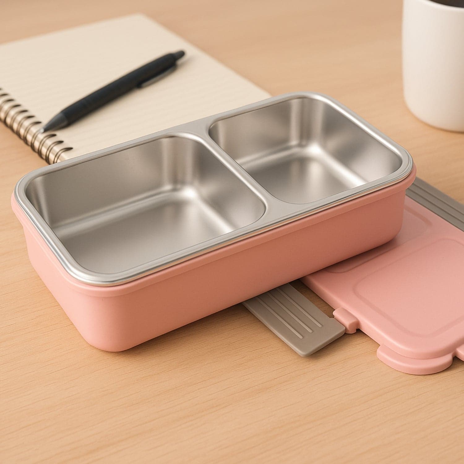 Bpa Free Snack Pack 2 Lunch Box 2 Compartment thumbnail 5