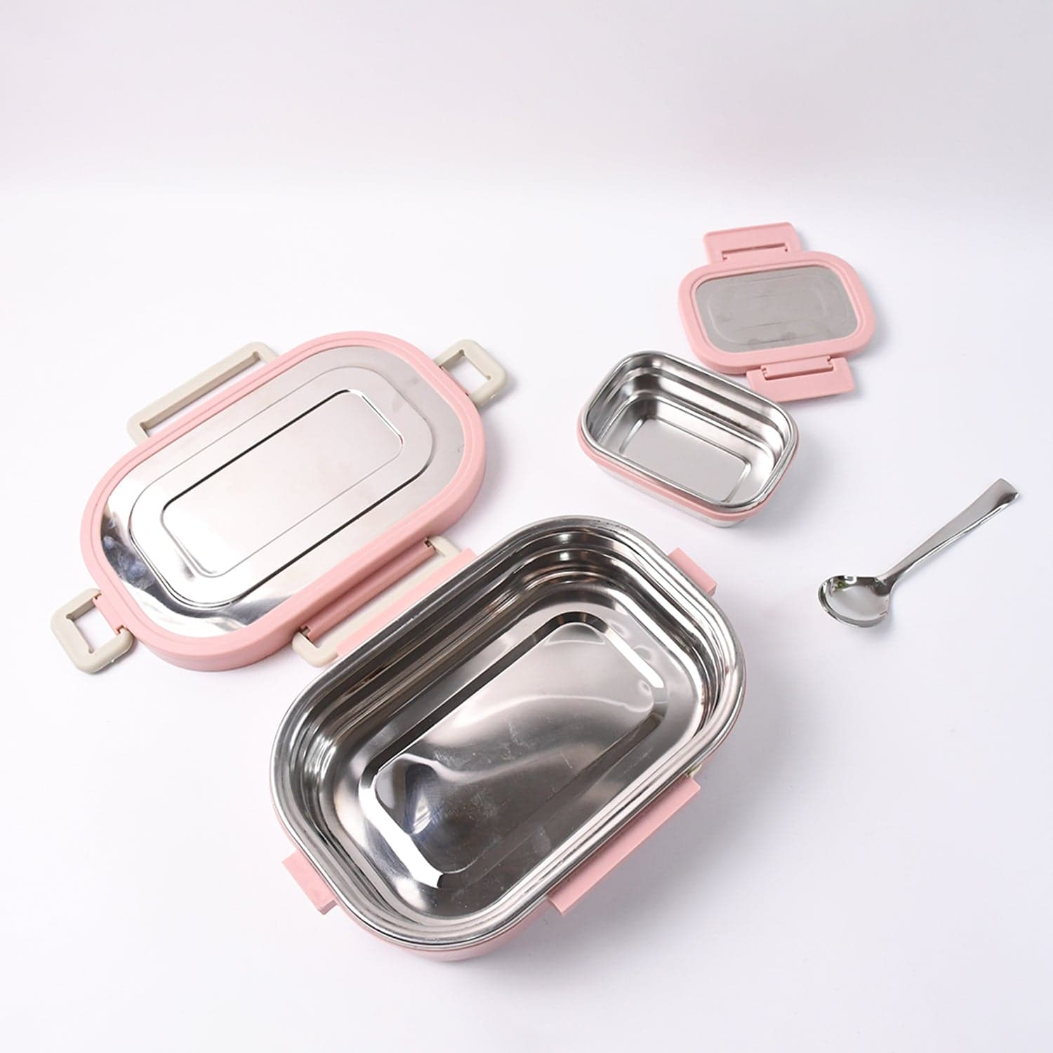 Qunic Stainless Steel Snack Lunch Box With Small Box thumbnail 5