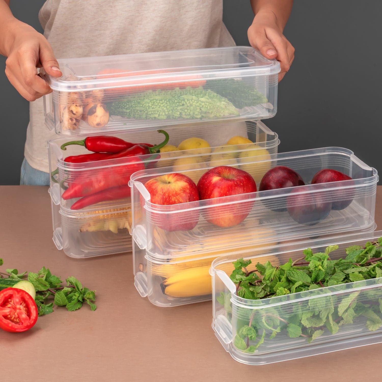 3 Fridge Storage Container thumbnail 1