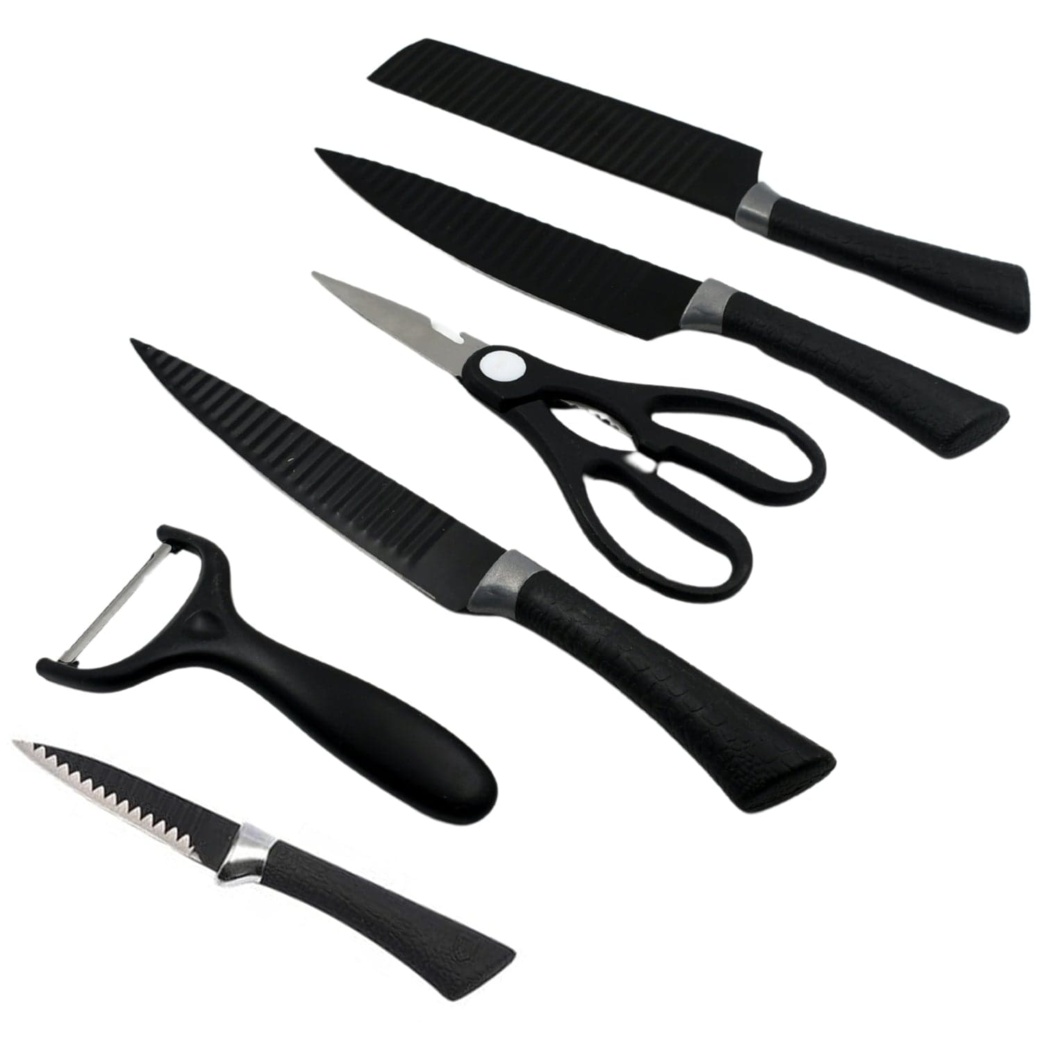 6 Pieces Professional Kitchen Knife Set thumbnail 3