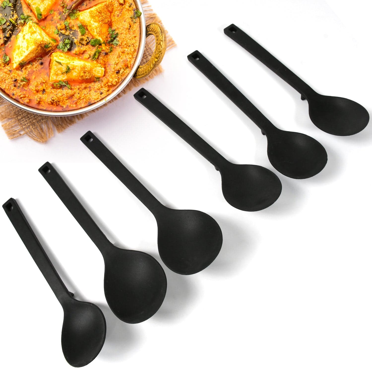 Multipurpose Silicone Spoon (6 Pcs Set) thumbnail 3