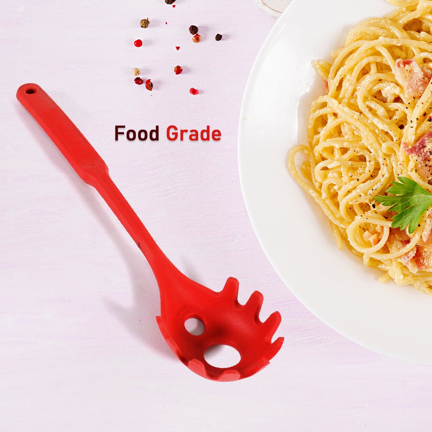 Multipurpose Silicone Spoon (1 pc) thumbnail 3
