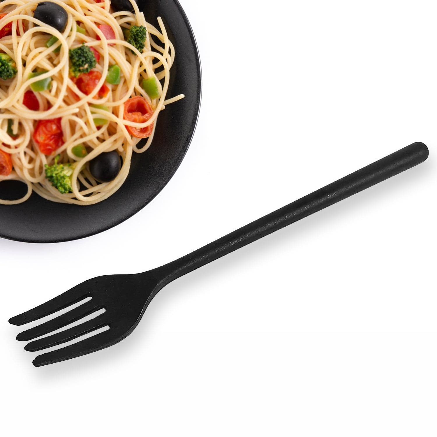 Silicone Flexible Forks, Silicone Cooking Fork Heat Resistant, Multifunctional Nonstick Blending Fork (6 Pcs) thumbnail 3