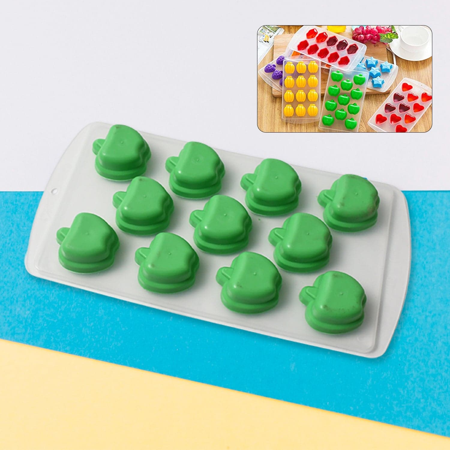 Silicone Mold Ice Cube Tray Creative Sweet Multi Type Ice Tray  ID-5703 thumbnail 1