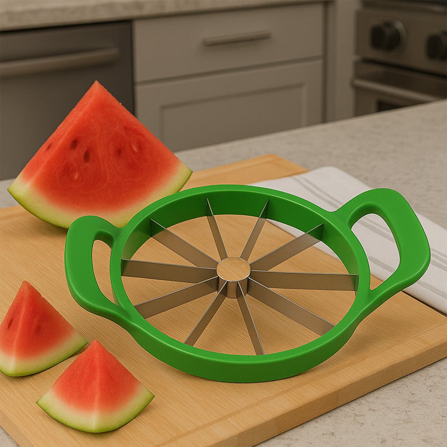 Watermelon Cutter Convenient Kitchen Cooking Fruit Cutting Tools Fruit Cutting Slicer Kitchen thumbnail 3