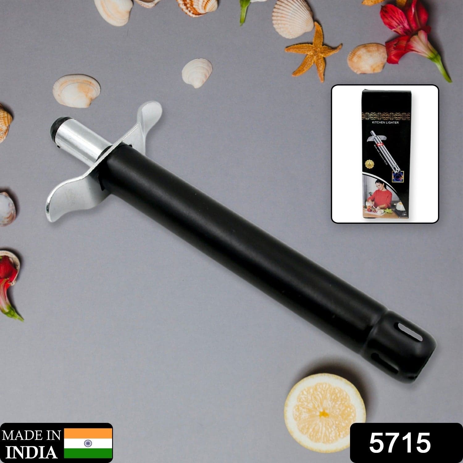 Stainless Steel Gas Lighter For Kitchen Gas Stove, Long Lasting, Unbreakable Lighters For Gas Stoves, Restaurants & Kitchen (1 Pc) thumbnail 2