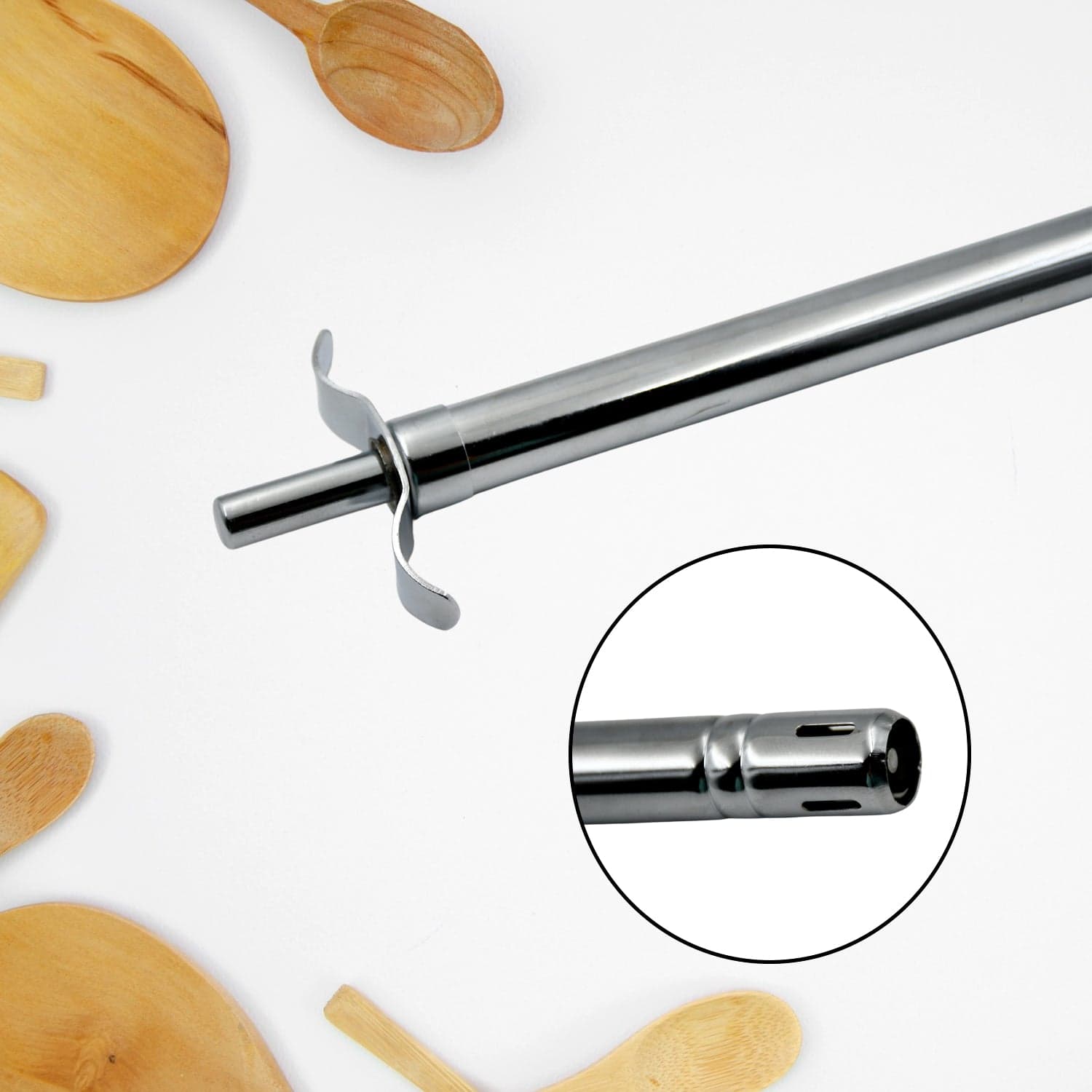 Stainless Steel Gas Lighter - Long Spark for Kitchen Stoves & Restaurants (31 Cm / 1 Pc) thumbnail 3