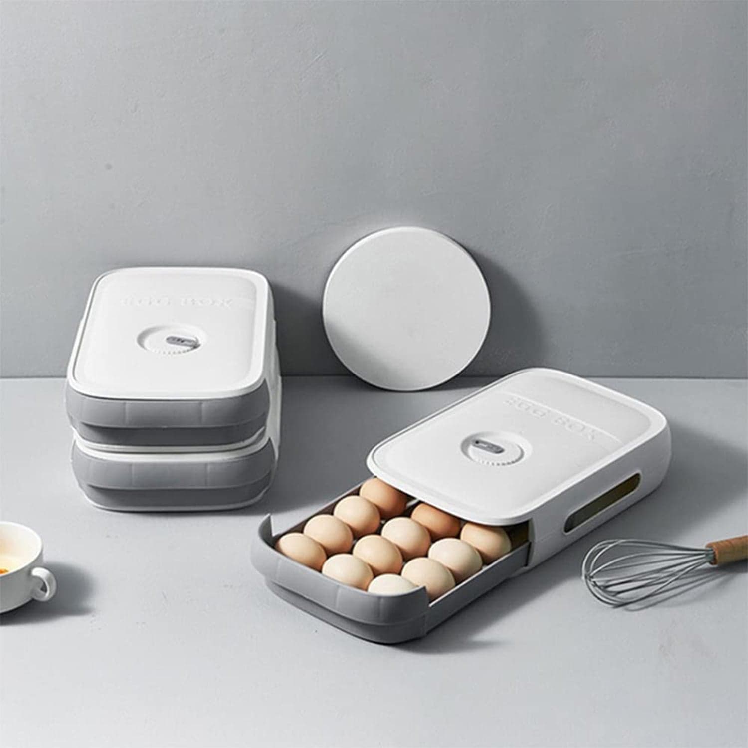 Egg Storage Box Plastic Egg Drawer (1 Pc) thumbnail 1
