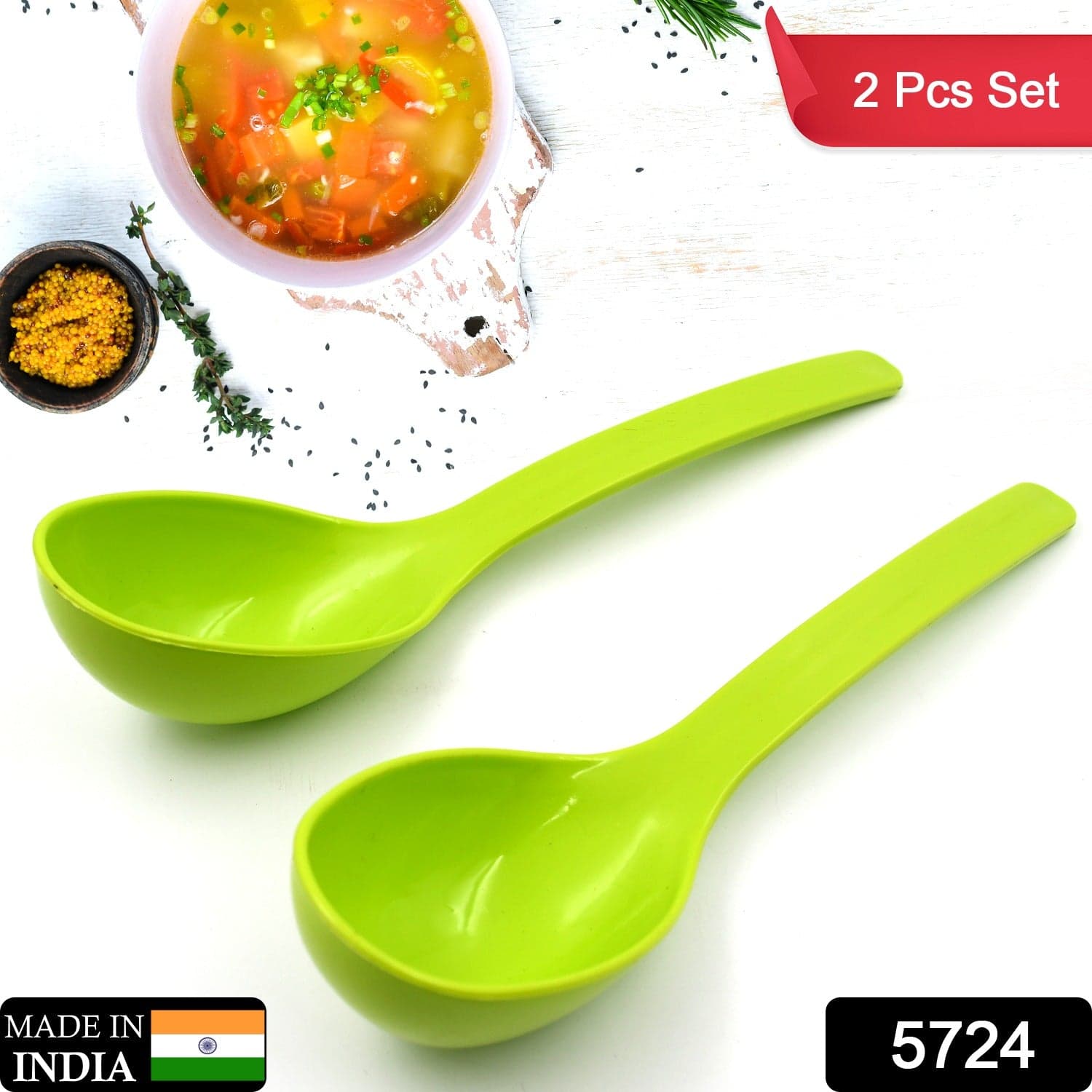 Plastic Spoon Kitchen Multipurpose Serving Ladle For Frying thumbnail 2