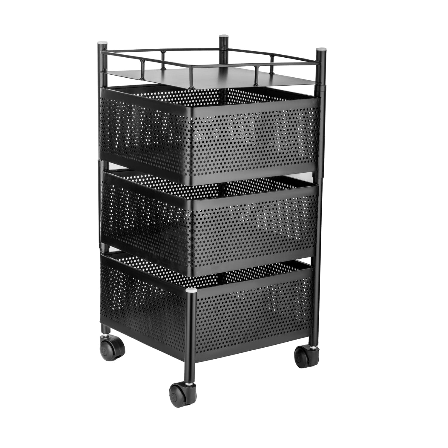 Metal High Quality Kitchen Trolley Kitchen Organizer Items (3 Layer) thumbnail 5