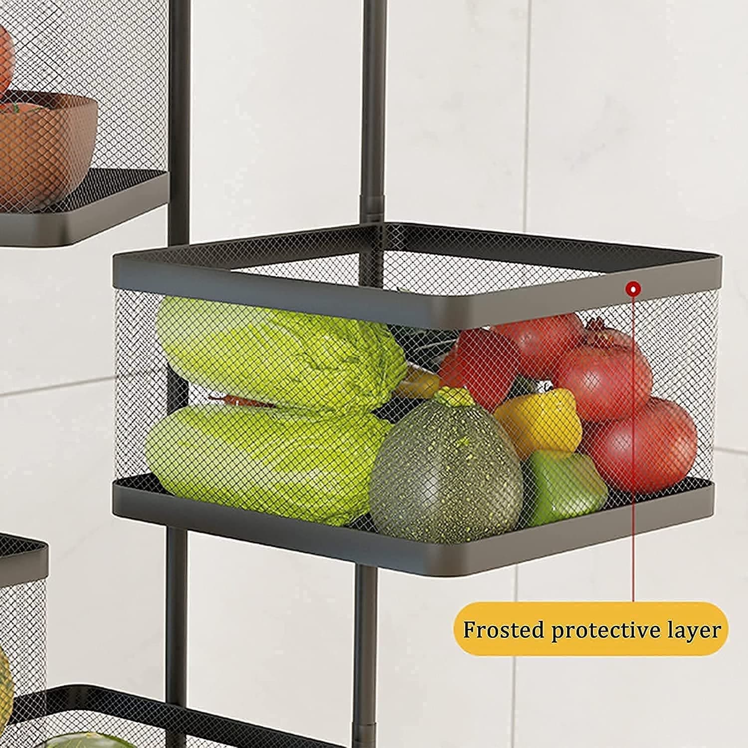 Metal High Quality Kitchen Trolley Kitchen Organizer Items (3 Layer) thumbnail 6