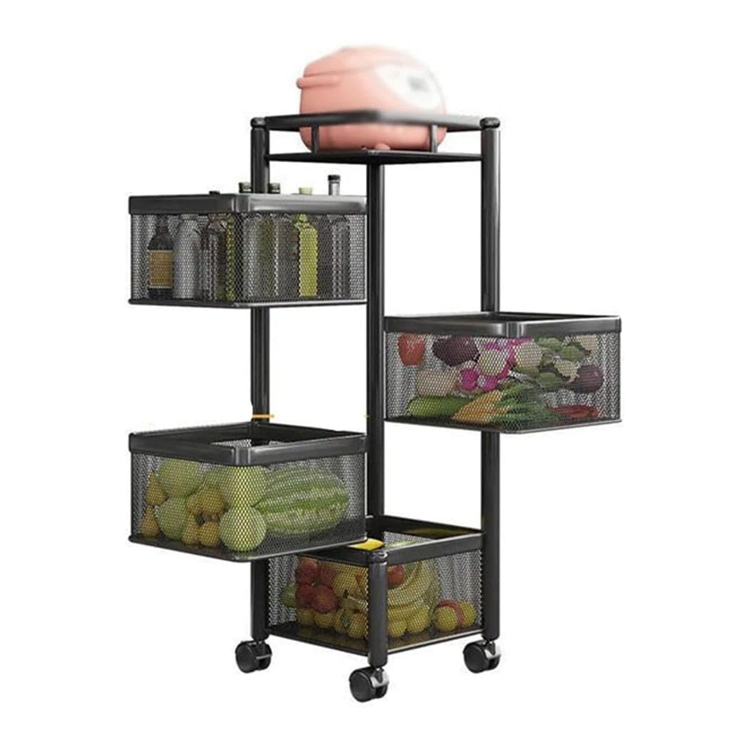 Metal High Quality Kitchen Trolley (4 Layer) thumbnail 5