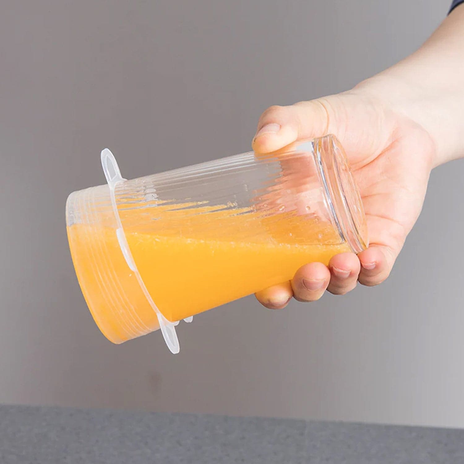 Silicone Stretch Lids, Microwave & Freezer Safe Food Covers (6 Pcs Set /95 Gm ) thumbnail 7