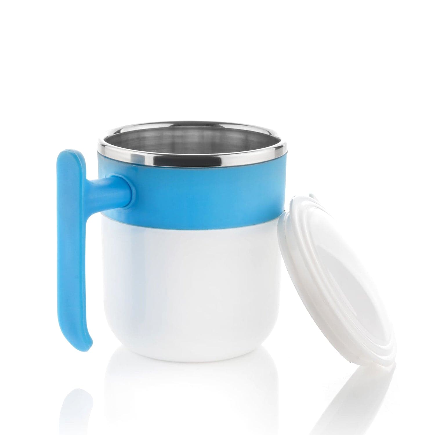 Stainless Steel Insulated Coffee/Tea Mug With Lid Of Double Wall Hot Beverage Travel Cup thumbnail 4