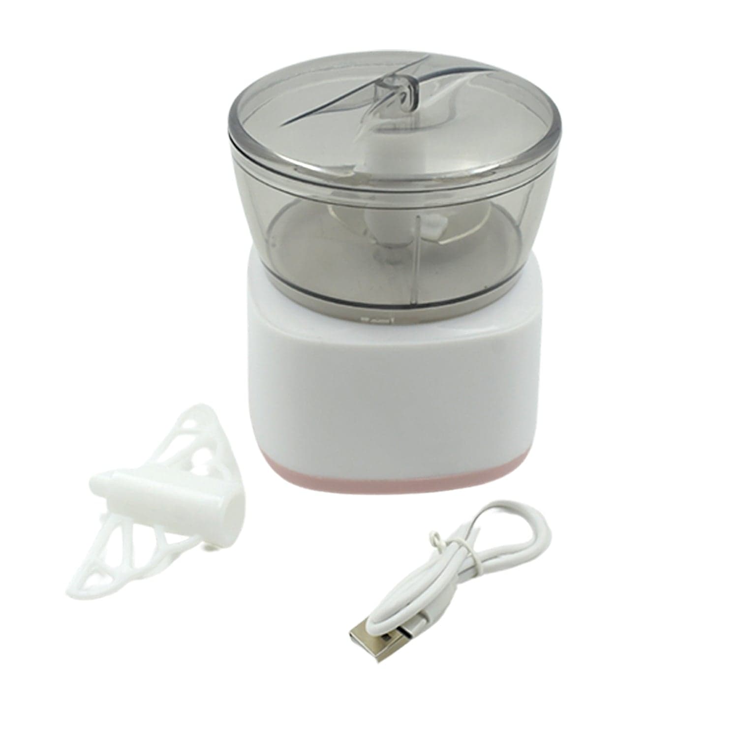 Portable Mini Food Processor Chopper Electric Veggie Chopper 3 Blades With Charching Cable Type C thumbnail 4