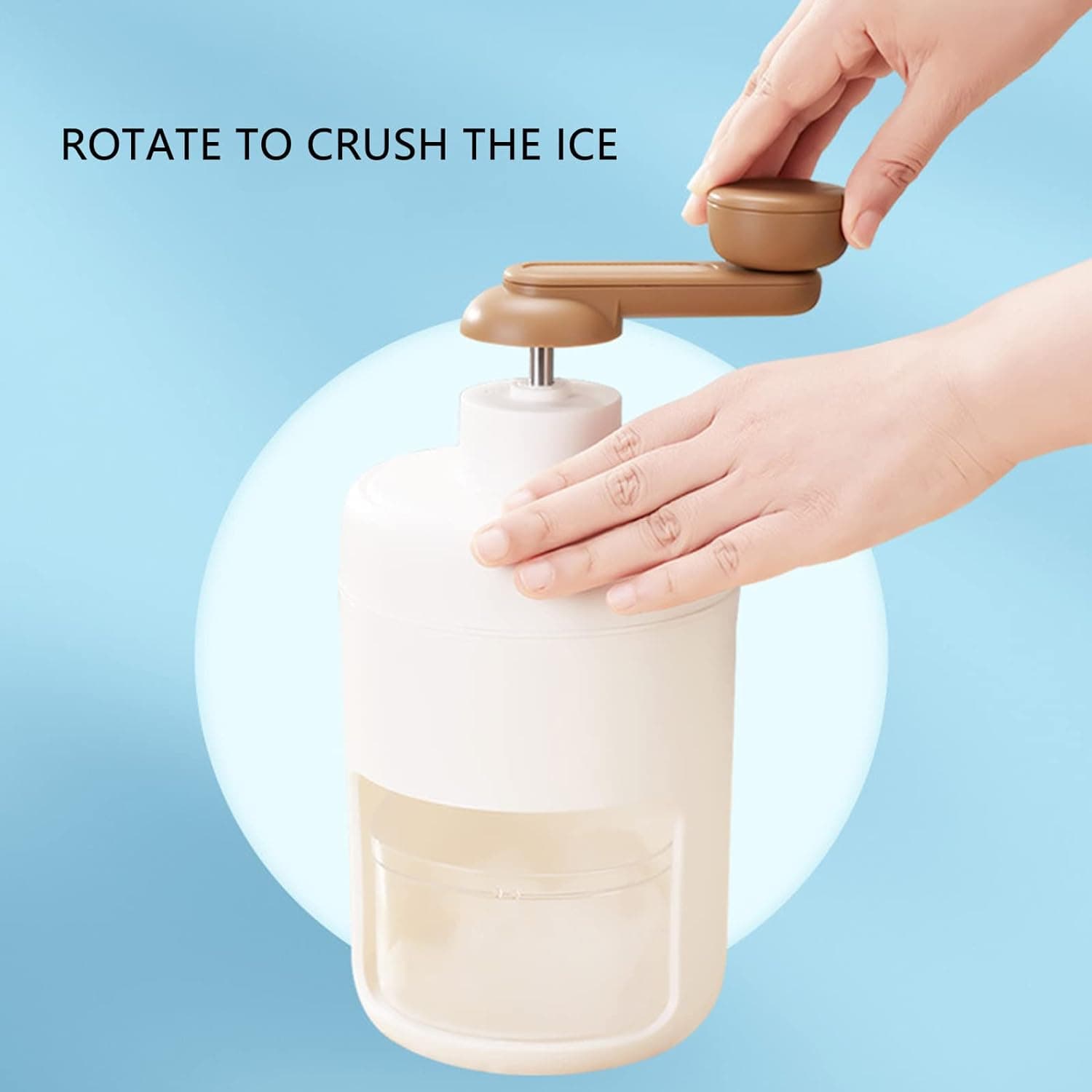 Portable Gola Maker and Ice Crusher | Manual Shaved Ice & Smoothie Machine thumbnail 6
