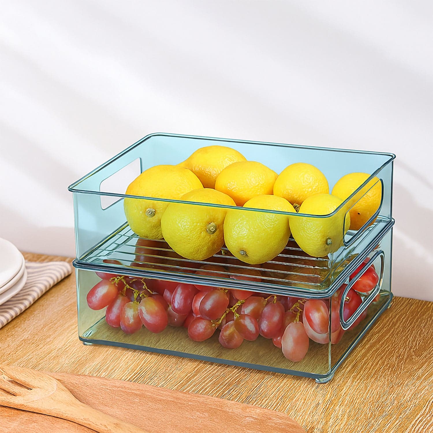 Plastic Refrigerator Organizer Bins thumbnail 1