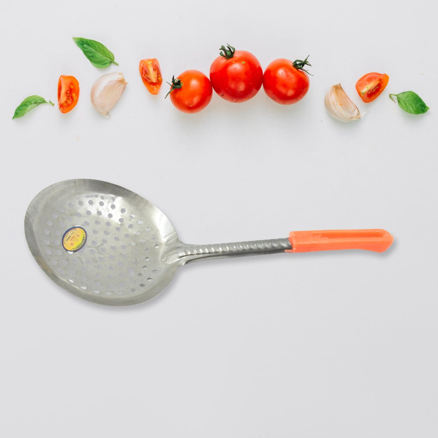 Colander Spoon Non Slip Hand Polished Thickened Hot Pot Spoon For Kitchen For Restaurant thumbnail 5