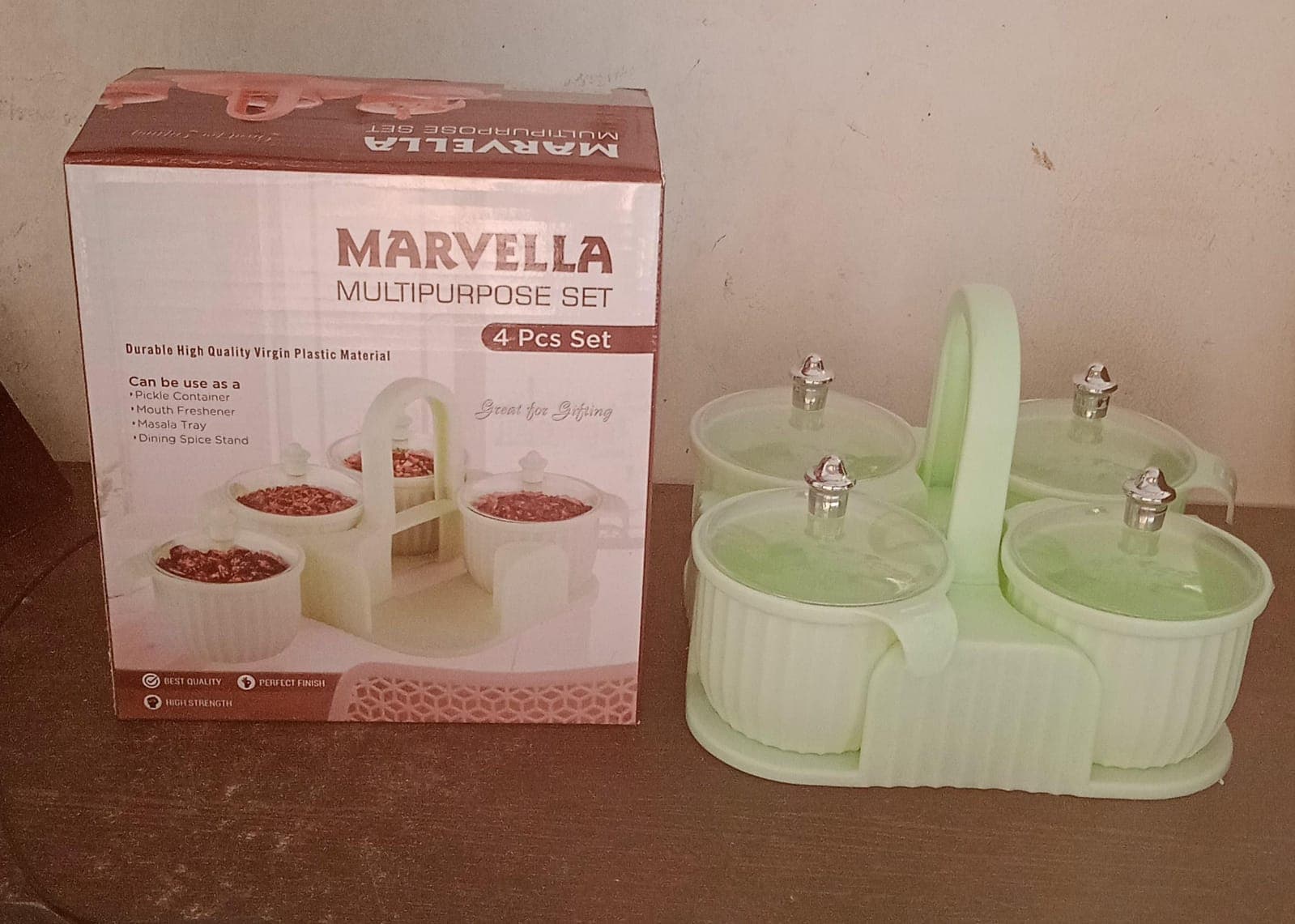 Multipurpose Plastic Storage Container Set: Kitchen Jars, Spices, Cookies thumbnail 7