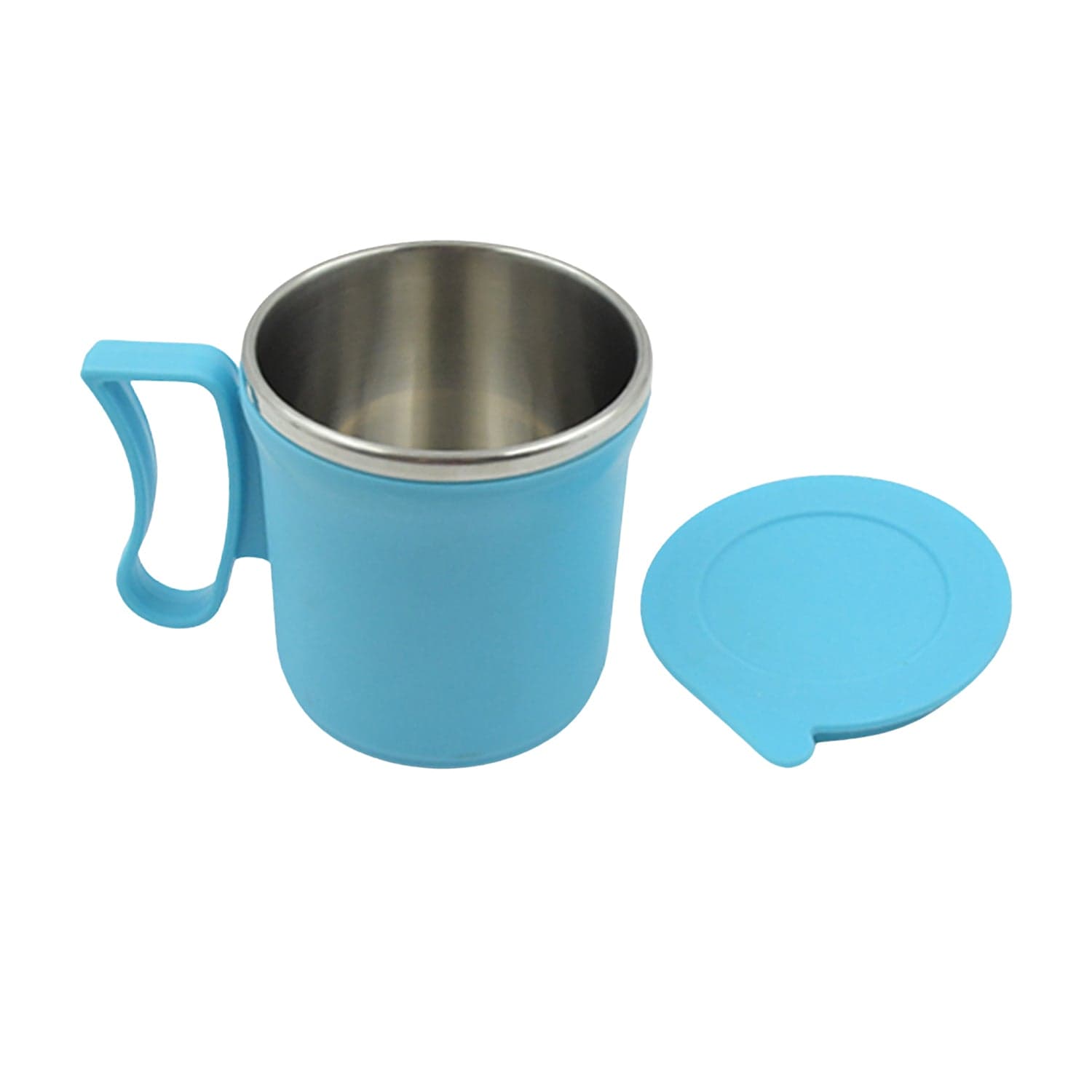 300ml Stainless Steel Mug: Insulated, Leakproof Lid, Hot/Cold Drinks (Mix Color) thumbnail 3