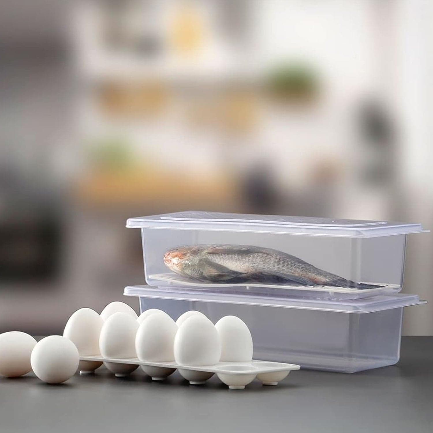 Vegetables & Fruits Freezer Storage Container (PACK OF 6PC 1500ML) thumbnail 3