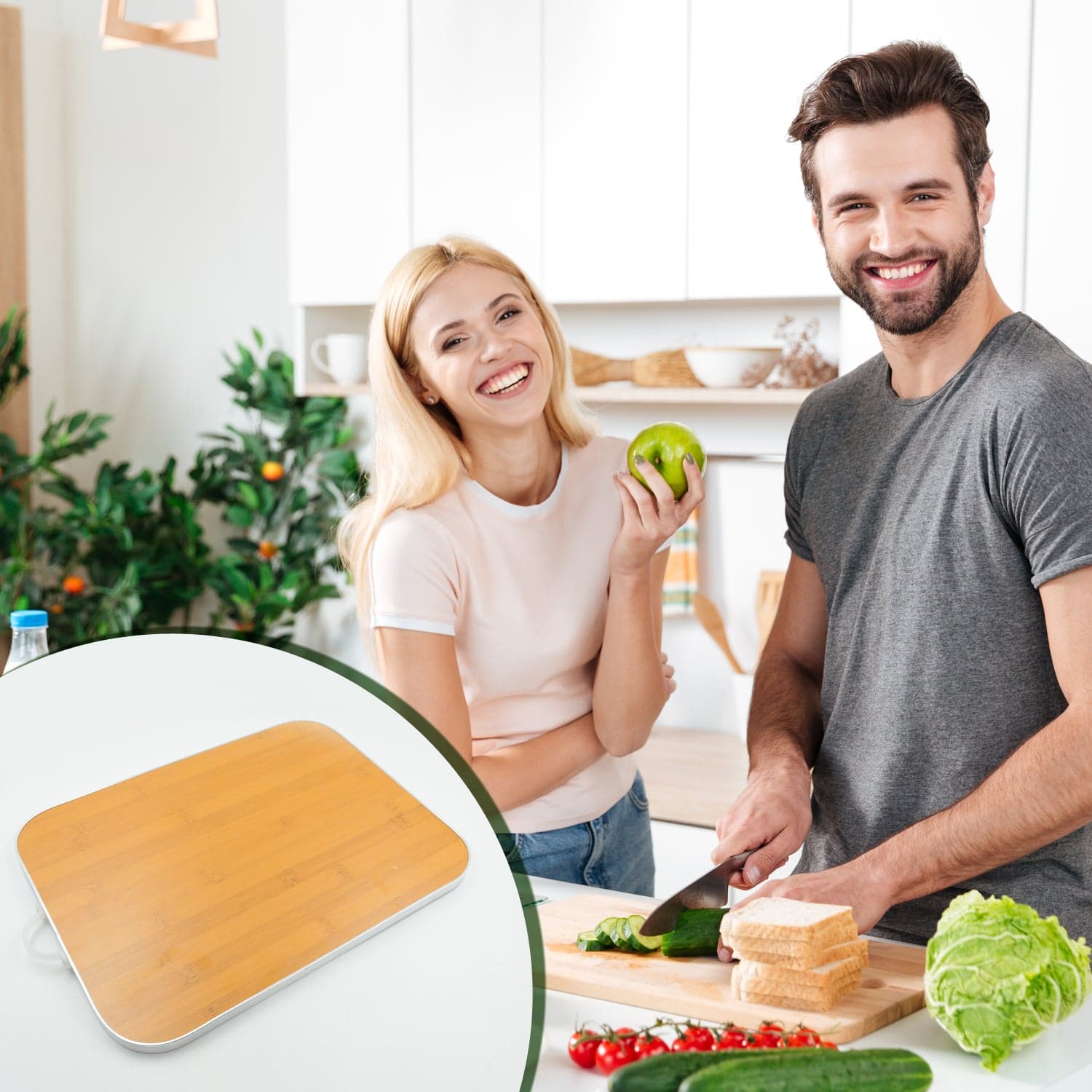 Wooden Chopping Board Big Size Kitchen Chopping Board Use thumbnail 3