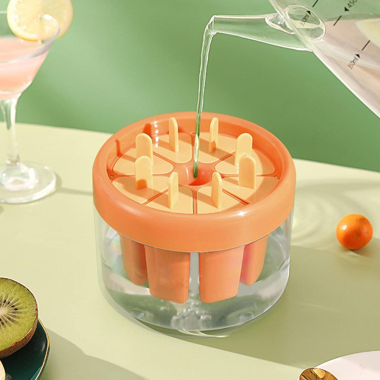 Ice Cream Candy Molds With Sticks Easy Release Summer Party Supplies sicles Candy Molds (8 Candy Mold Maker) thumbnail 1