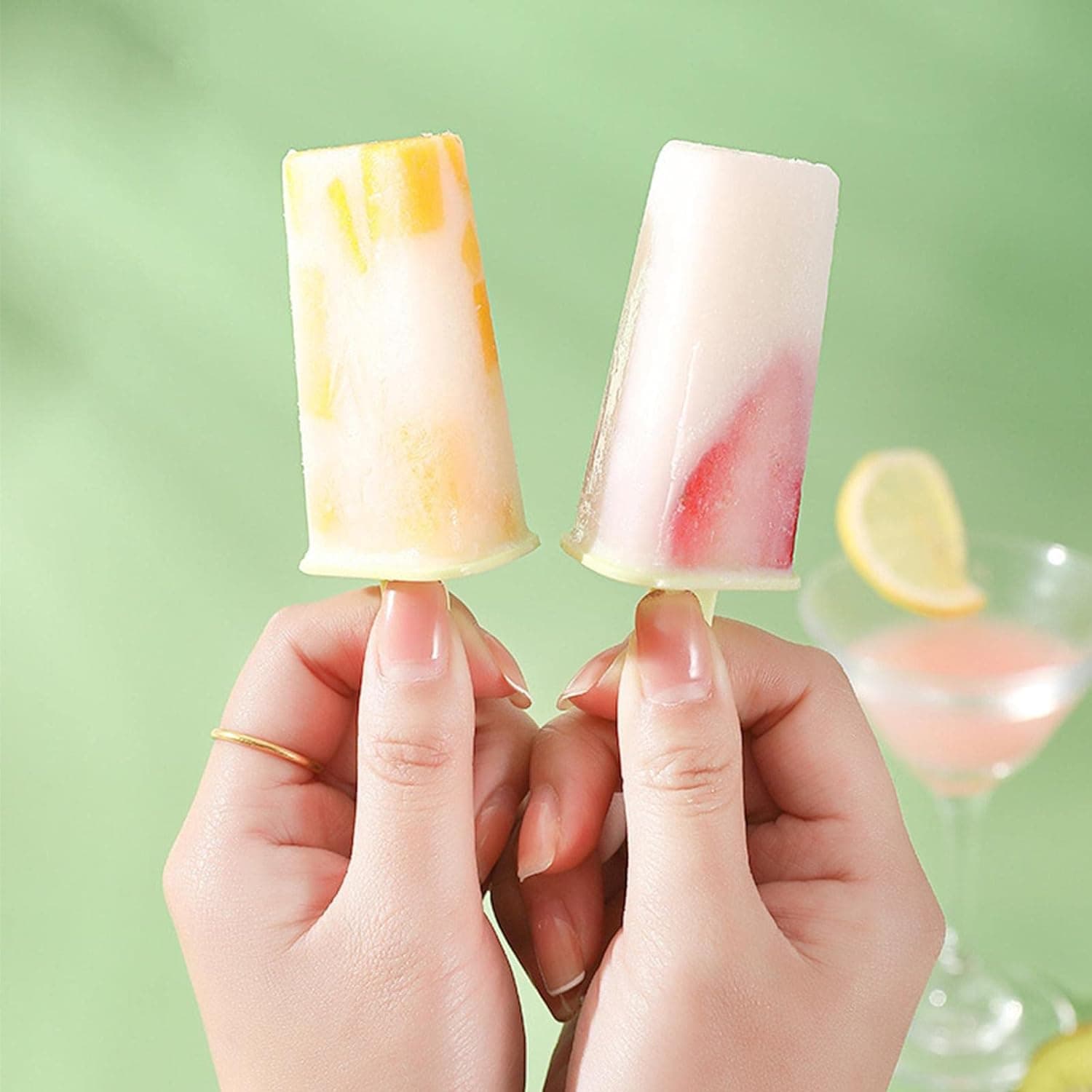 Ice Cream Candy Molds With Sticks Easy Release Summer Party Supplies sicles Candy Molds (8 Candy Mold Maker) thumbnail 5