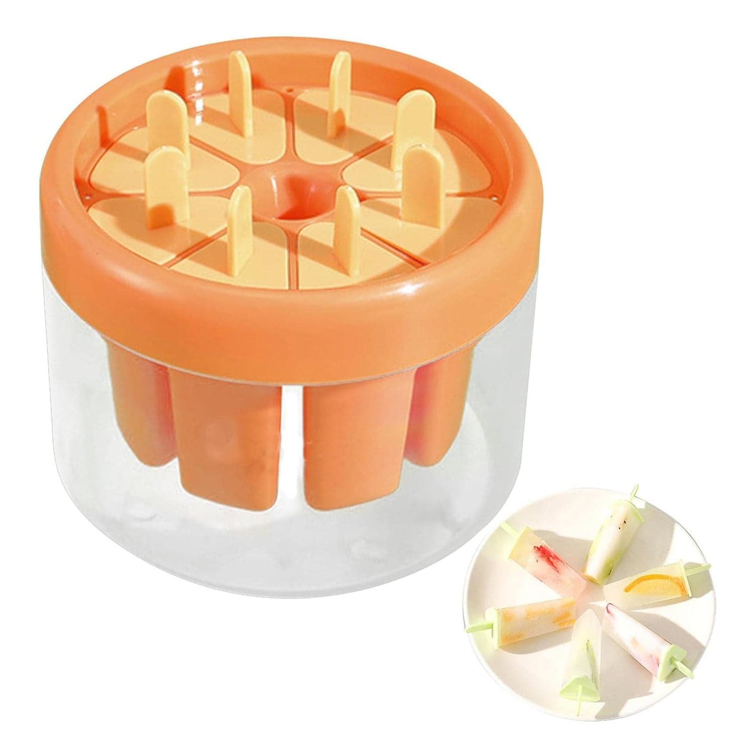 Ice Cream Candy Molds With Sticks Easy Release Summer Party Supplies sicles Candy Molds (8 Candy Mold Maker) thumbnail 6