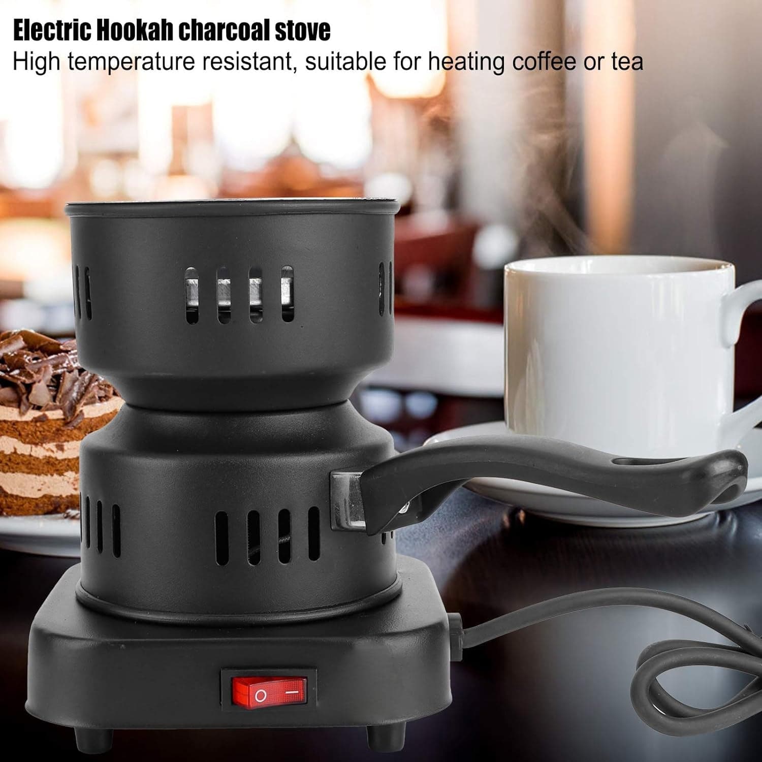 Mini Electric Stove: Heating, Hot Plate & Coffee/Tea Heater (Portable & Compact) thumbnail 3