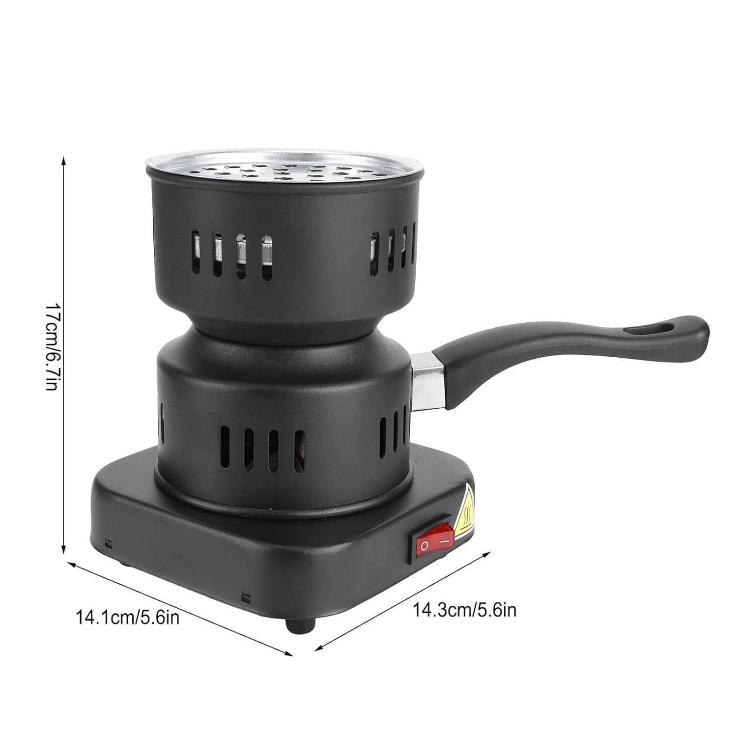 Mini Electric Stove: Heating, Hot Plate & Coffee/Tea Heater (Portable & Compact) thumbnail 7