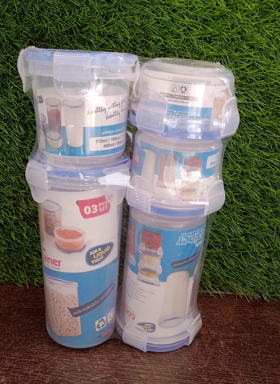 Plastic Liquid Round Airtight Food Storage Container with Leak Proof Locking Lid thumbnail 8