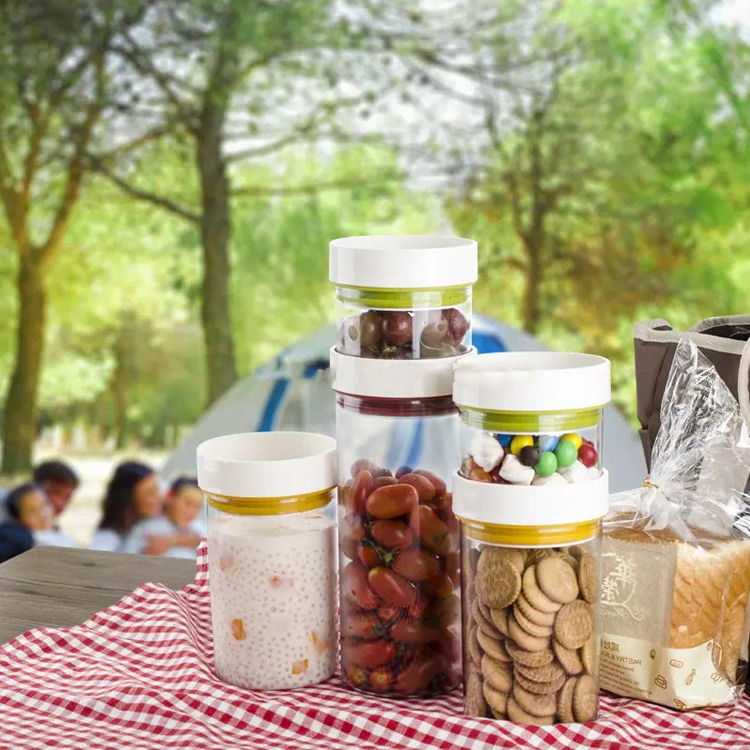 Multipurpose Plastic Transparent Storage Containers Masala Box Dabba Spice thumbnail 3