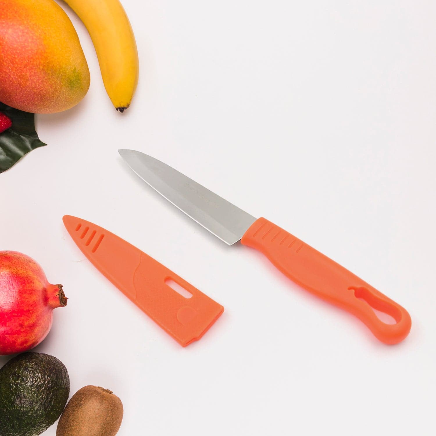 Stainless Steel Knife For Kitchen Use, Knife Set, Knife & Non-Slip Handle With Blade Cover Knife, Fruit, Vegetable,Knife Set (1 Pc) ID-5832 thumbnail 6