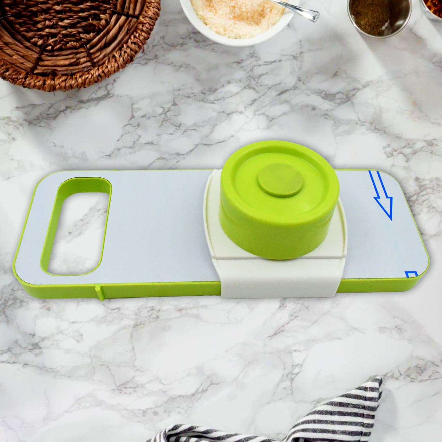 Slicer For Kitchen 5 In 1 Foldable Vegetable Slicer Blade Potato Cutter thumbnail 5
