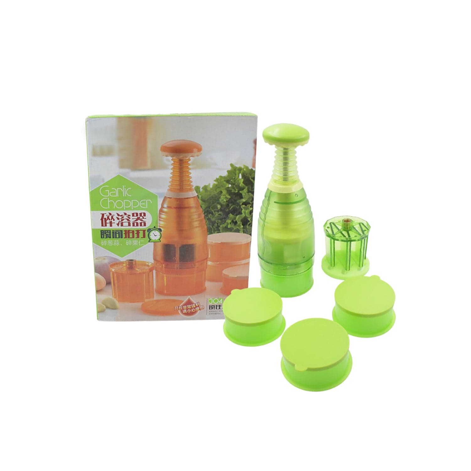 Food Chopper, Easy To Clean Manual Hand Chopper Dicer, Slap Press Chopper Mincer For Vegetables Onions Garlic Nuts Salads thumbnail 4