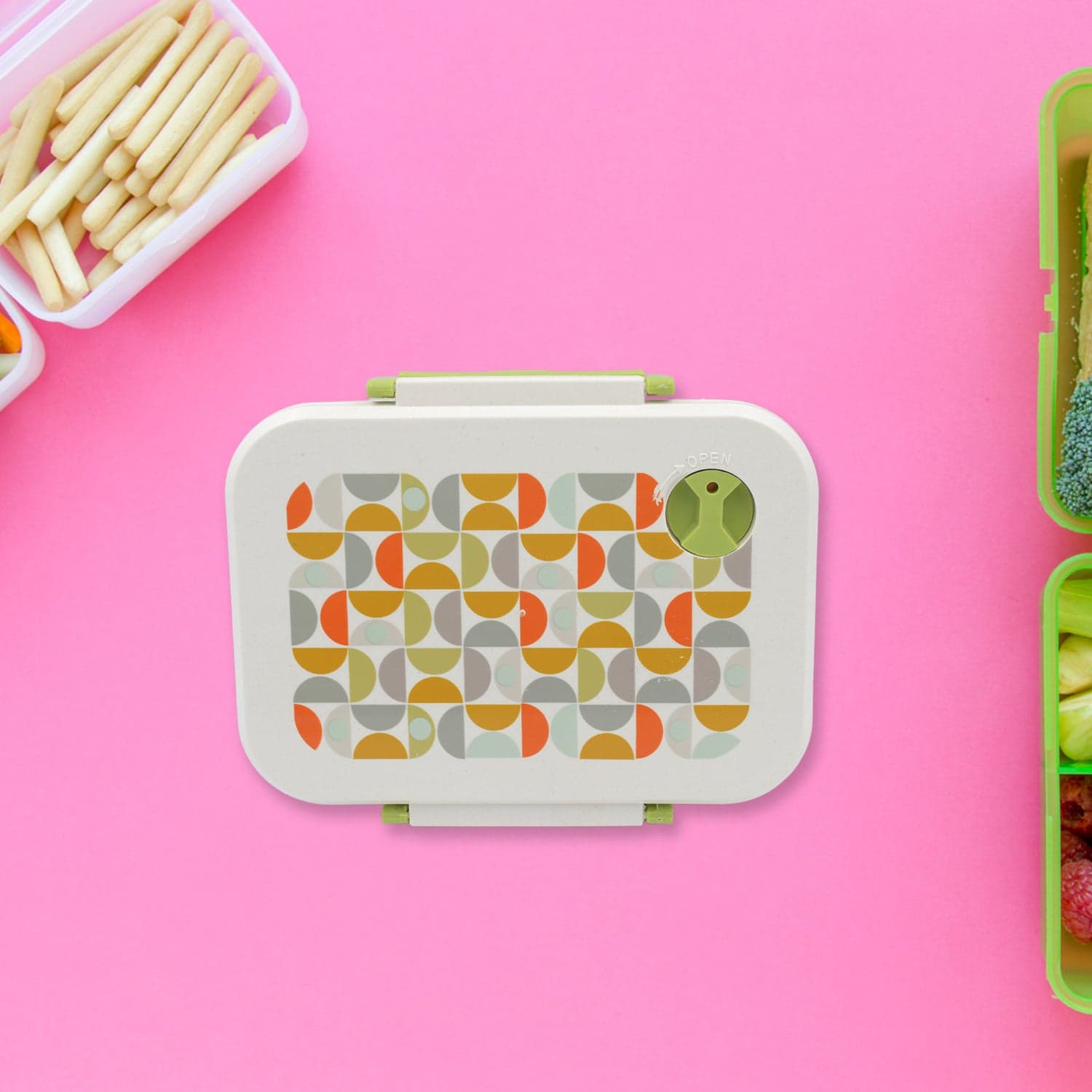 Lunch Box 3 Compartment With Leak Proof Lunch Box & 1 spoon, For School & Office Use thumbnail 5
