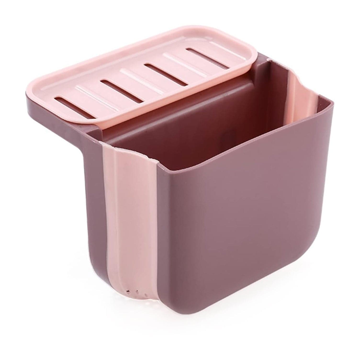 Small Multifunction Sink Drain Basket - Universal & Foldable - Sink Trash Holder Sink Side Storage Drainer Strainer Basket thumbnail 4