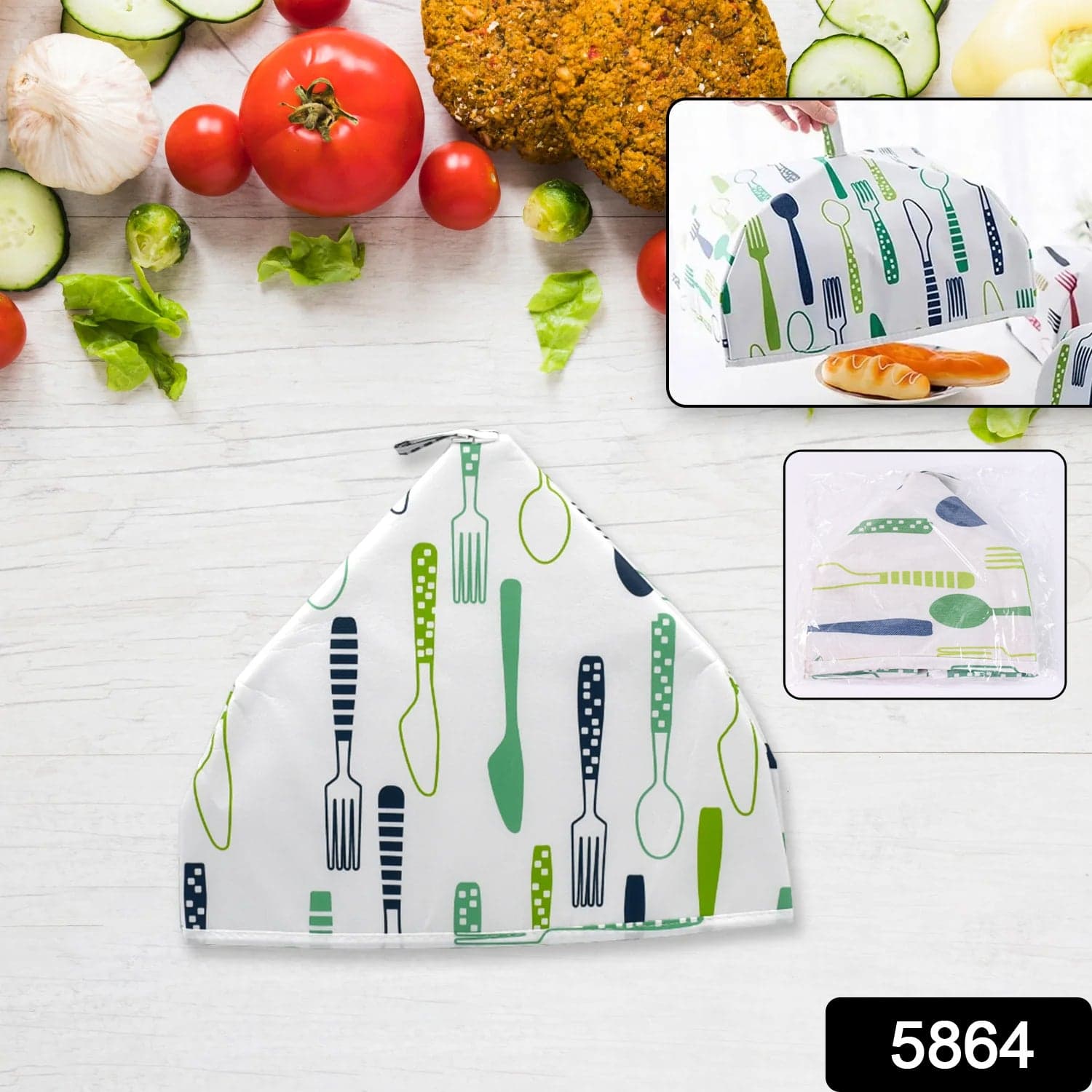 Foldable Food Covers, Kitchen Lid Foldable Cover (1 Pc / Small) thumbnail 2
