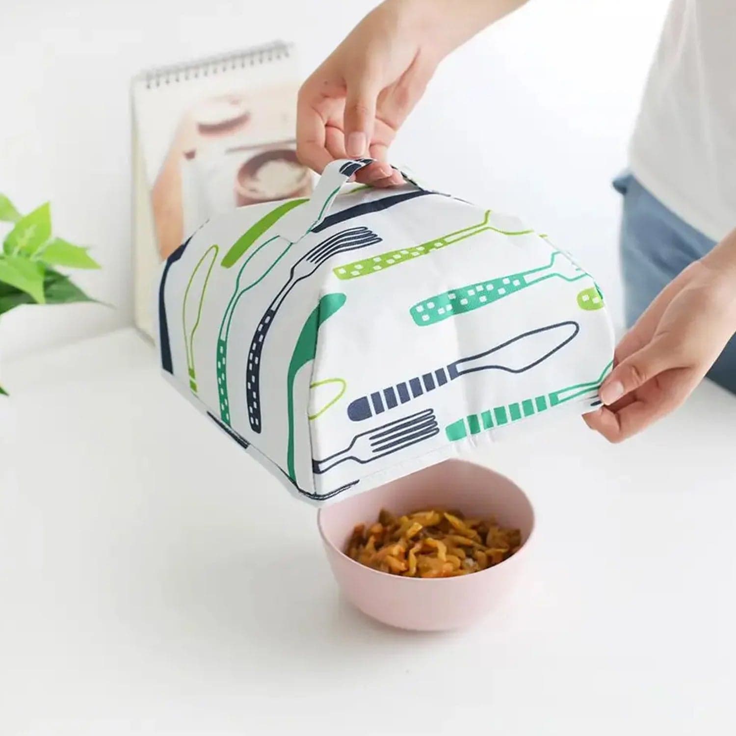 Foldable Food Covers, Kitchen Lid Foldable Cover (1 Pc / Small) thumbnail 4