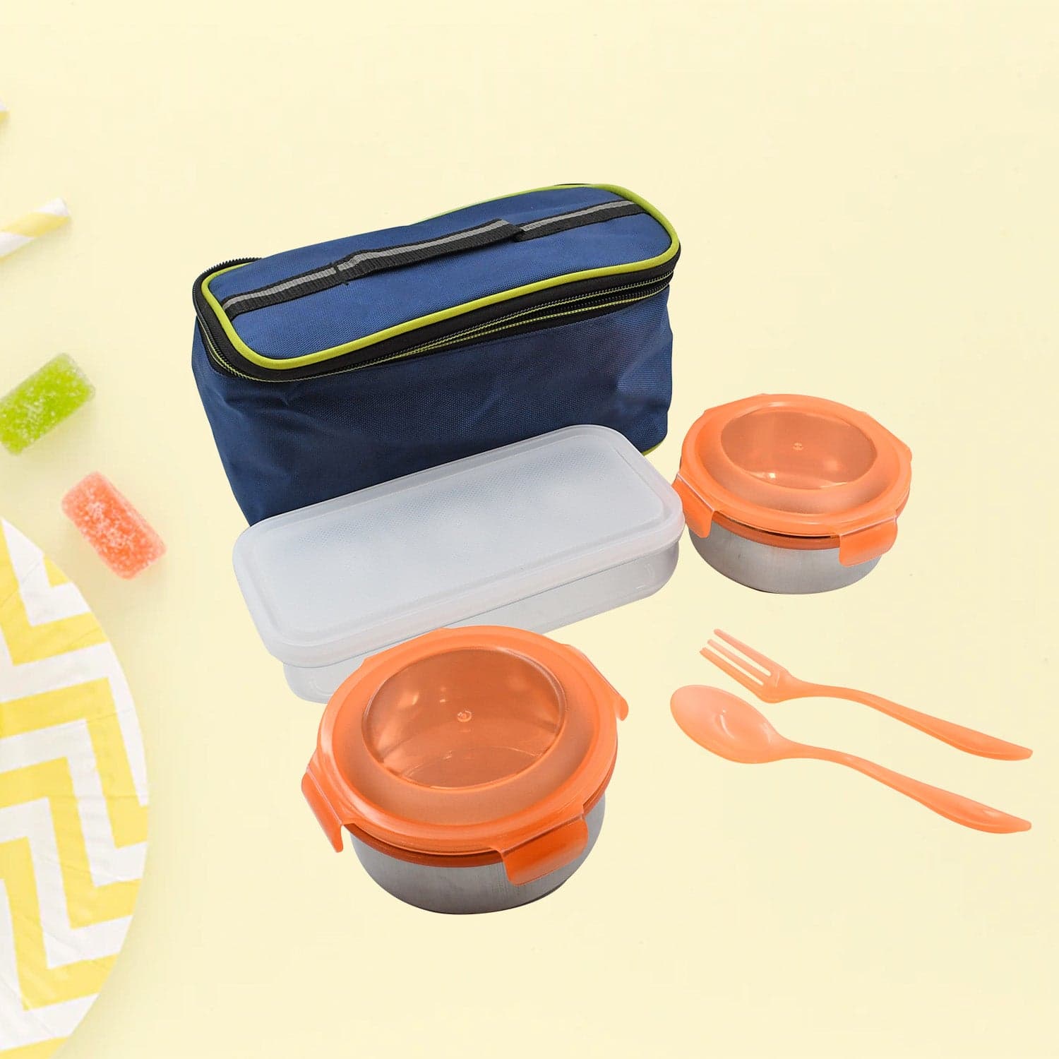 Airtight & Leak Proof Stainless Steel Container Multi Compartment Lunch Box Carry To All Type Lunch In Lunch Box & Premium Quality Lunch Box Ideal For Office thumbnail 4