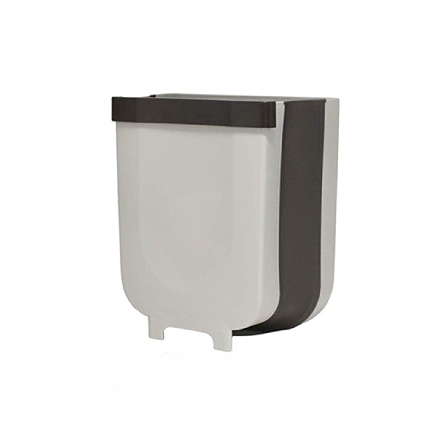 Hanging Trash Can For Kitchen Cabinet Door, Small Collapsible Foldable Waste Bins, Hanging Trash Holder For Bathroom Bedroom Office Car, Portable. thumbnail 4