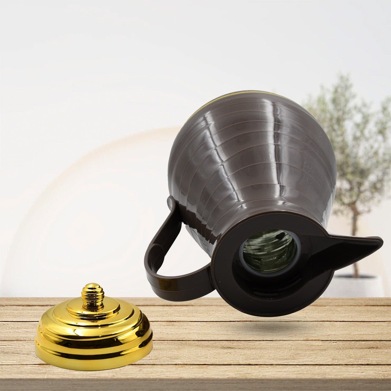 Insulated Tea Kettle Hot and Cold Premium Tea Kettle 1Ltr Kettle | Easy to Carry | Leak Proof | Tea Jug | Coffee Jug | Water Jug | Hot Beverages thumbnail 6