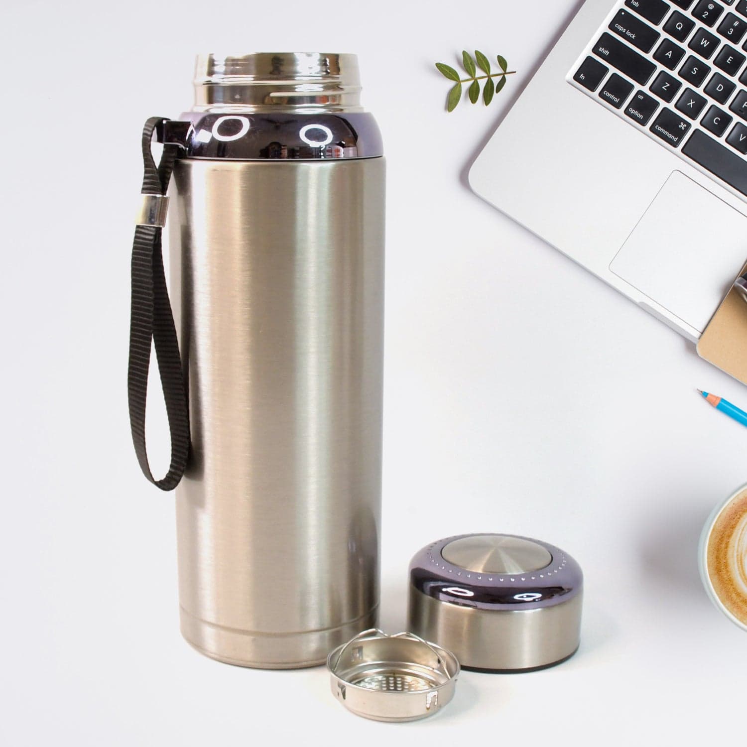 800Ml Stainless Steel Water Bottle Of Leak-Proof Thermos Flask For Travel thumbnail 4
