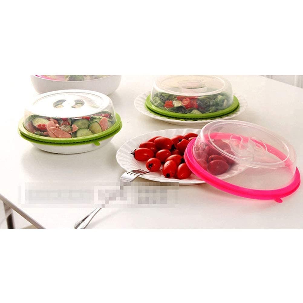 Microwave Food Cover, Air-Tight Splatter Lid for Plates of Dishwasher Safe thumbnail 4
