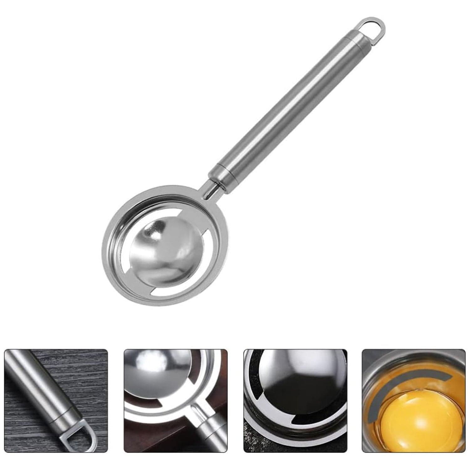 Kitchen Tools Egg Yolk White Separator Stainless Steel thumbnail 6