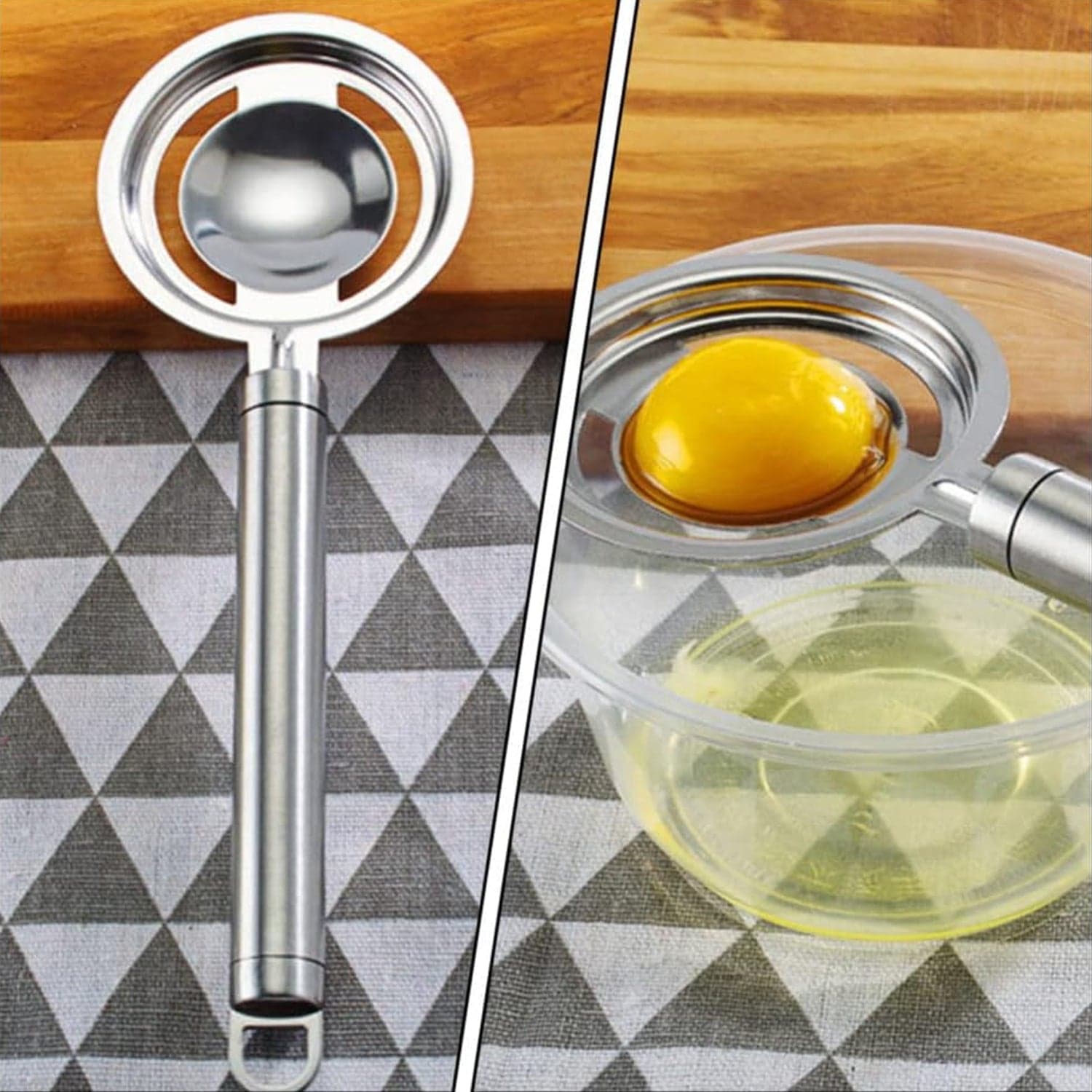 Kitchen Tools Egg Yolk White Separator Stainless Steel thumbnail 9
