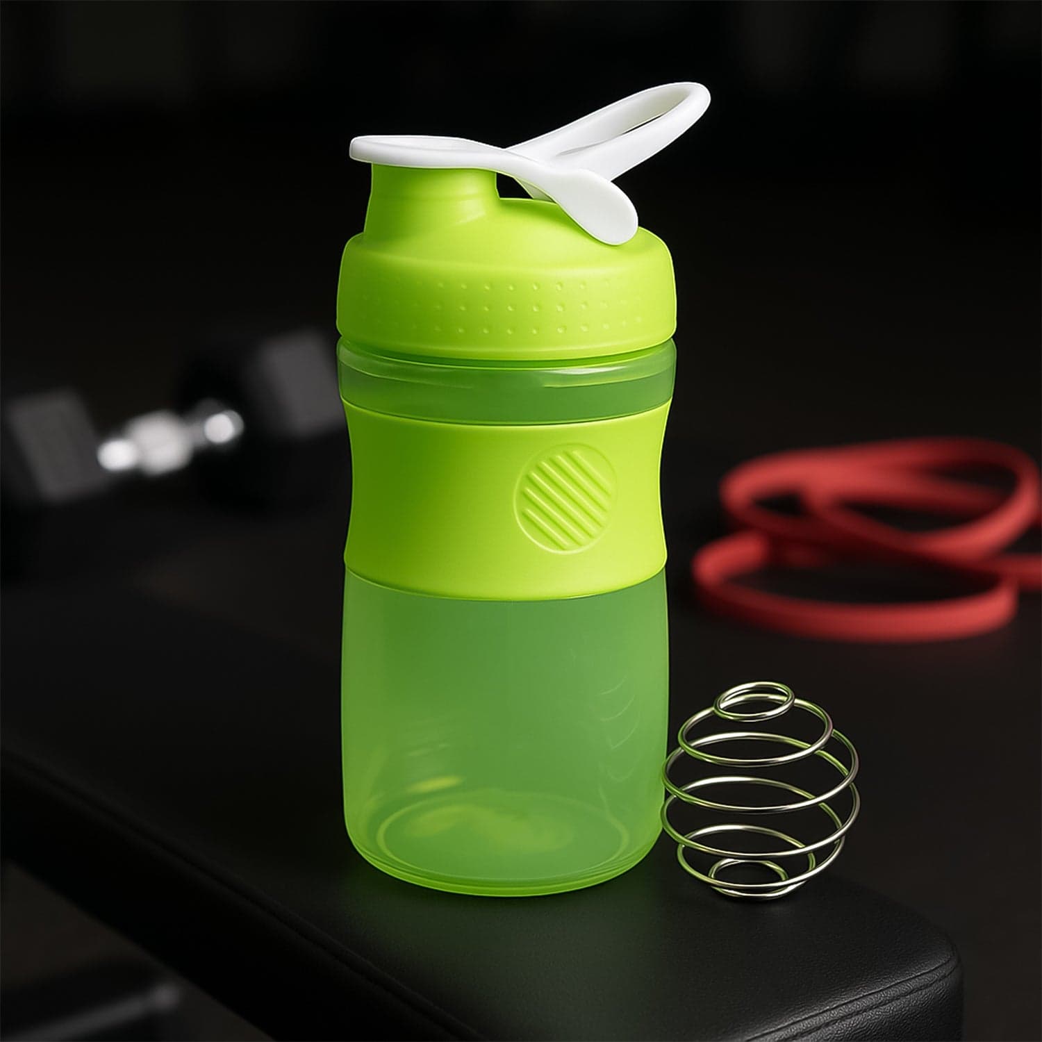 Shaker Bottle For Protein Mixes Pre Workout Shaker Bottles With A Small Stainless Blender Ball And Grip thumbnail 1