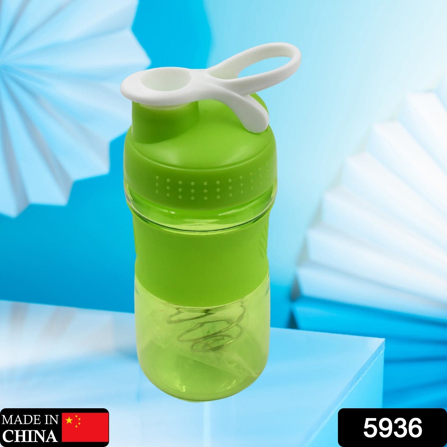 Shaker Bottle For Protein Mixes Pre Workout Shaker Bottles With A Small Stainless Blender Ball And Grip thumbnail 2