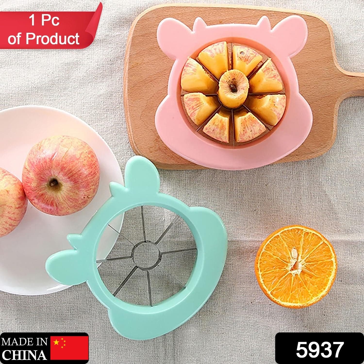 Apple Cutter Knife Corers Chopper Fruit Slicer Pp Stainless Steel Vegetable - Funnel Apple Peeler Gadget & Pasta Layer Apple Kitchen Peeler Apple thumbnail 2